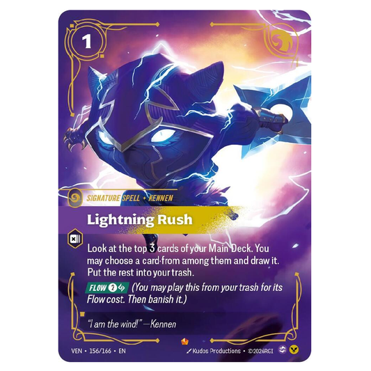 Lightning Rush - VEN 156/166 - Epic - 1st Edition