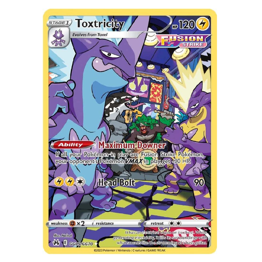 Toxtricity - GG09/GG70 - Ultra Rare - 1st Edition
