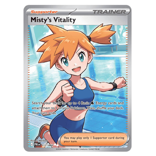 Misty's Vitality - PBL 111/084 - Ultra Rare - 1st Edition