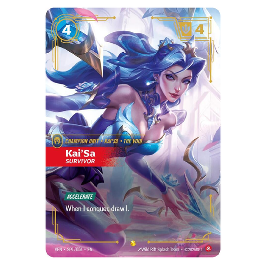 Kai'Sa Survivor (SP) - VEN SP1/006 - Showcase - 1st Edition