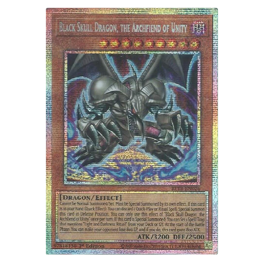 Black Skull Dragon, the Archfiend of Unity - BETB-EN026 - Starlight Rare - 1st Edition