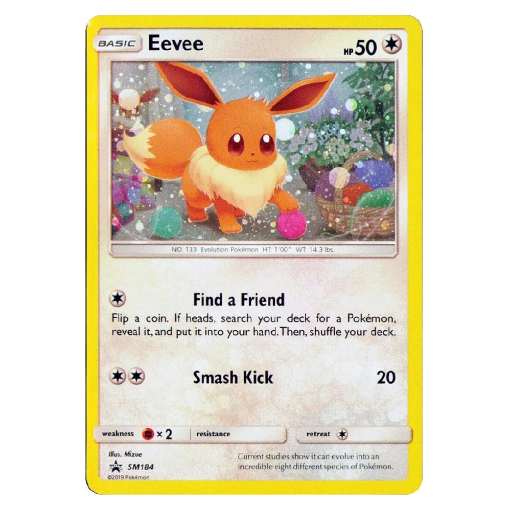 Eevee (Cosmos Holo) - SM184 - Promo - 1st Edition