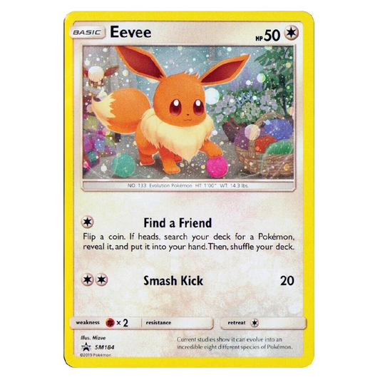 Eevee (Cosmos Holo) - SM184 - Promo - 1st Edition