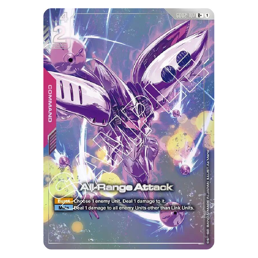 All Range Attack - GD02-107 - R+ - 1st Edition