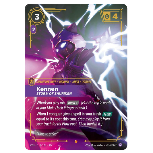 Kennen Strom of Shuriken - VEN 113/166 - Epic - 1st Edition
