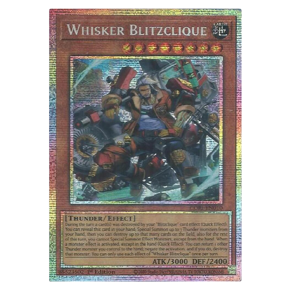 Whisker Blitzclique - CORI-EN010 - Starlight Rare - 1st Edition