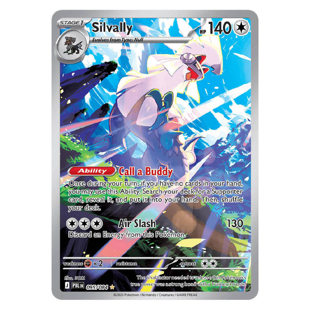 Silvally - PBL 095/084 - Illustration Rare - 1st Edition