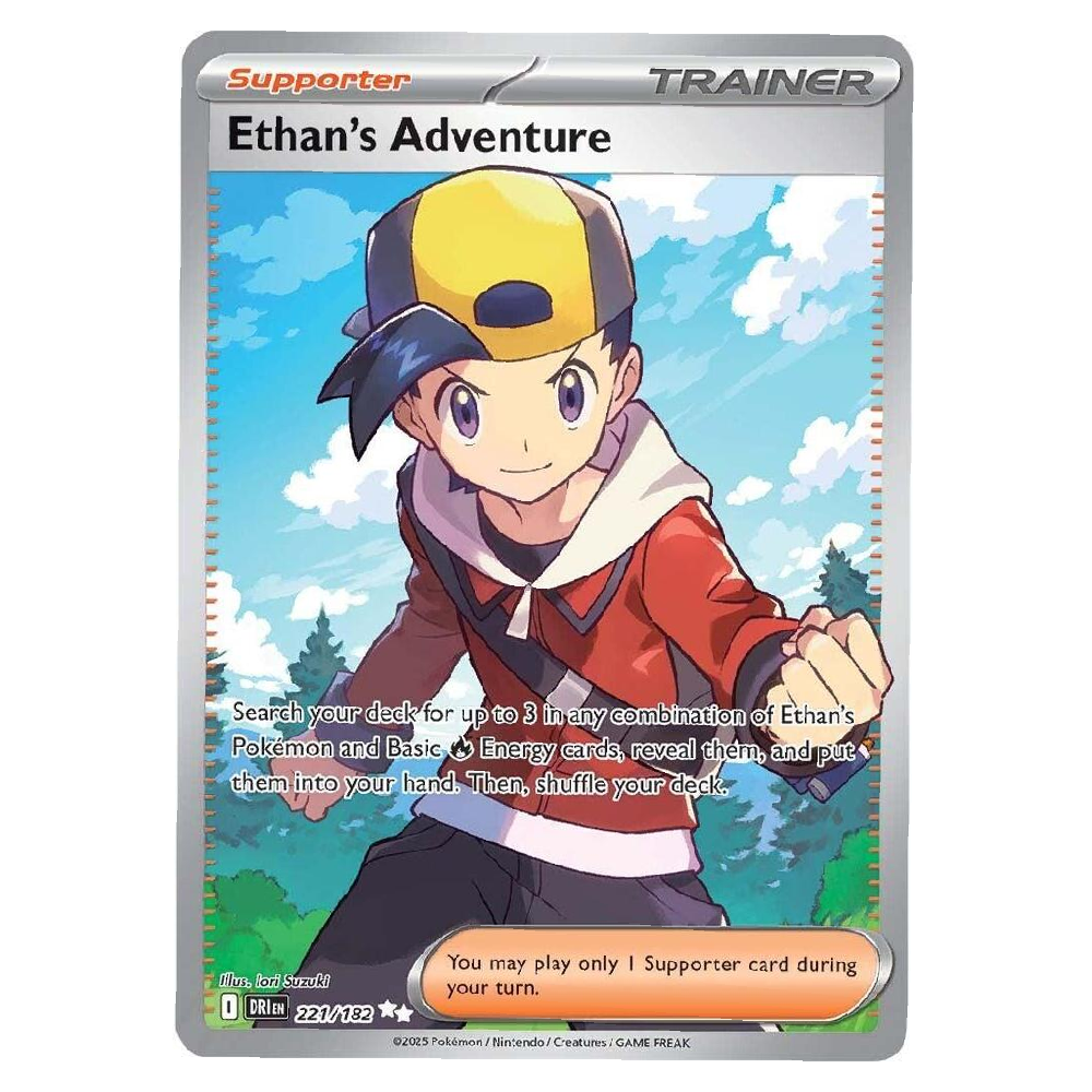 Ethan's Adventure - DRI 221/182 - Ultra Rare - 1st Edition