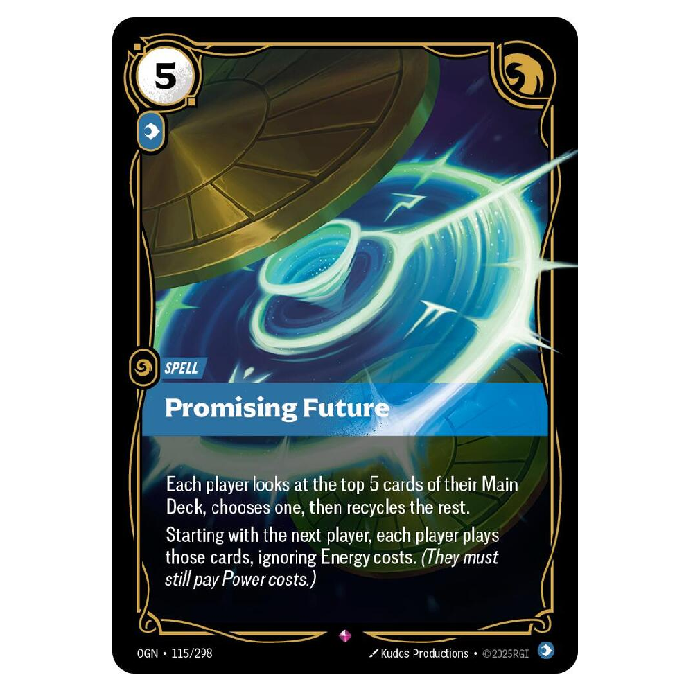 Promising Future - OGN 115/298 - Rare - 1st Edition