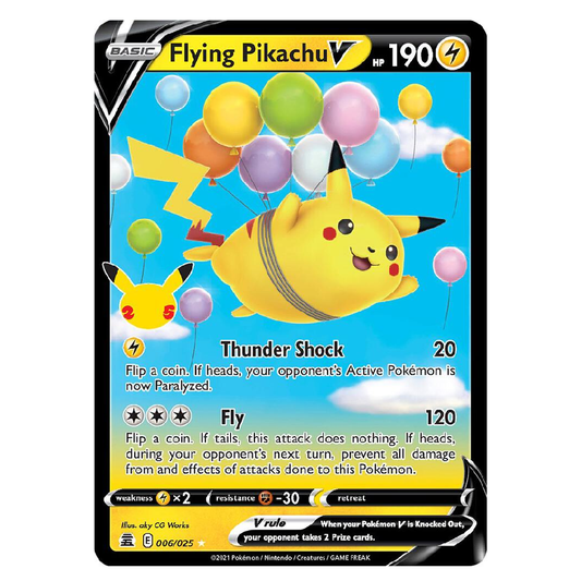 Flying Pikachu V - 006/025 - Ultra Rare - 1st Edition