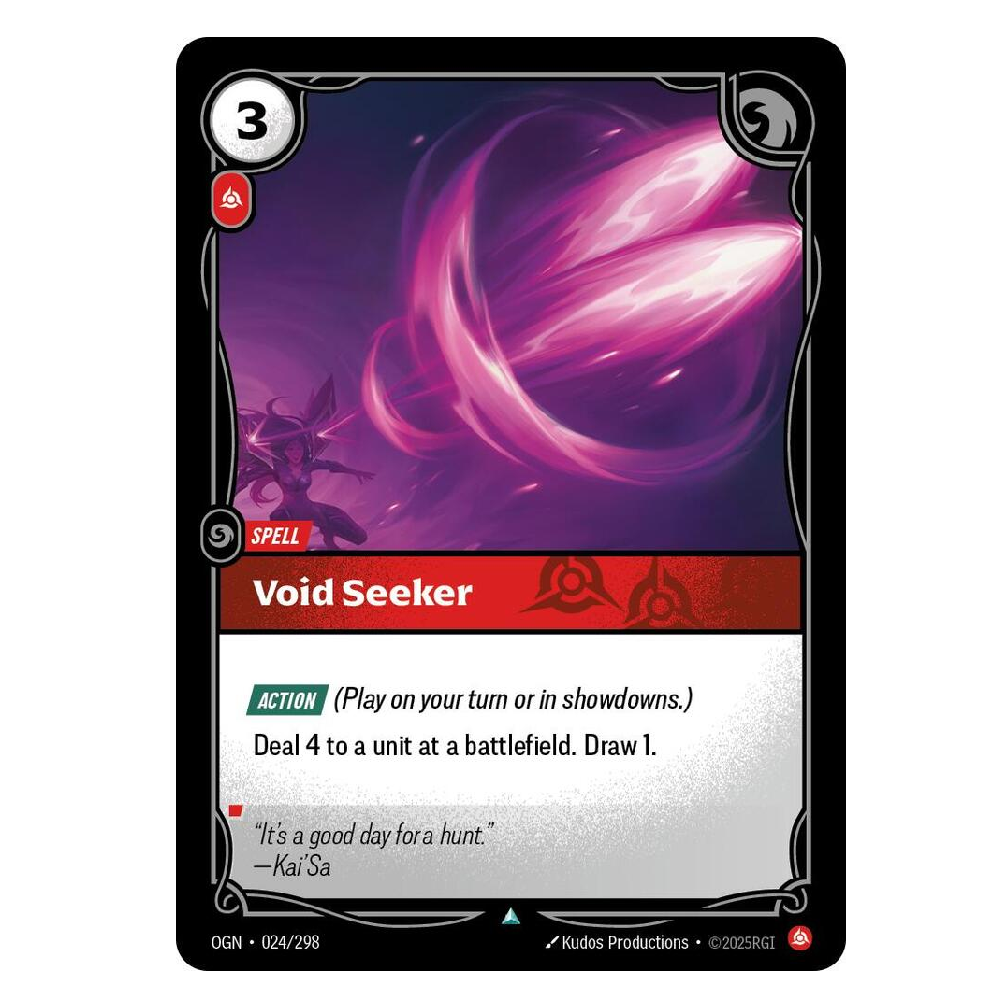 Void Seeker (Foil) - OGN 024/298 - Uncommon - 1st Edition