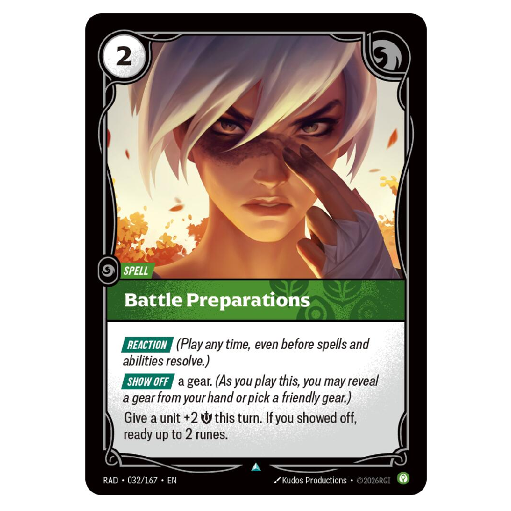 Battle Preparations - RAD 032/167 - Uncommon - 1st Edition