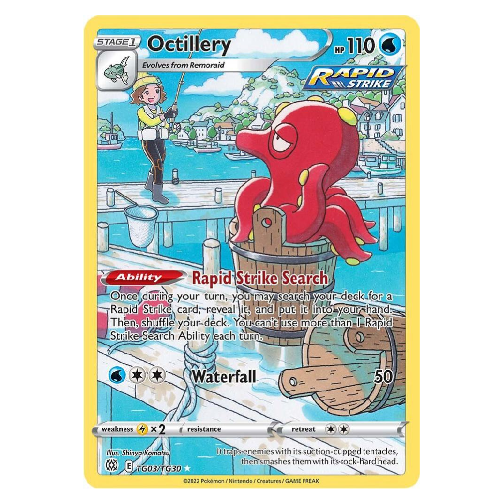 Octillery - TG03/TG30 - Ultra Rare - 1st Edition