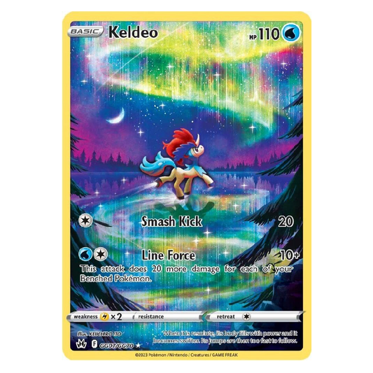 Keldeo - GG07/GG70 - Ultra Rare - 1st Edition