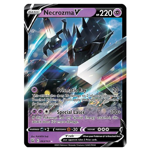 Necrozma V - 063/163 - Ultra Rare - 1st Edition