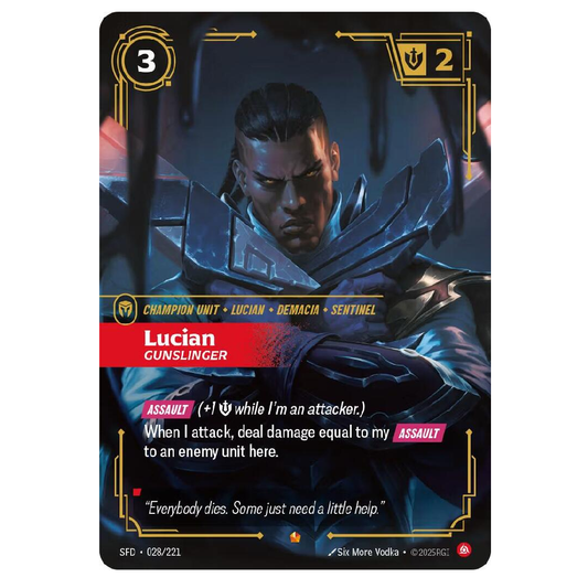 Lucian Gunslinger - SFD 028/221 - Epic - 1st Edition