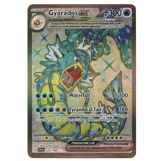 Gyarados ex - SVI 225/198 - Ultra Rare - 1st Edition