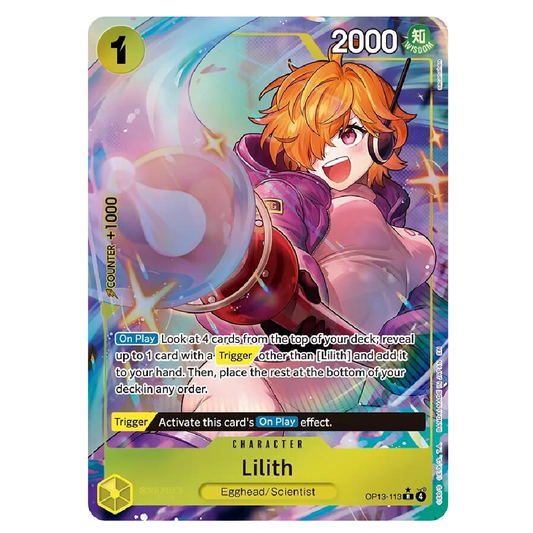 Lilith (Alt Art) - OP13-113 -  - 1st Edition