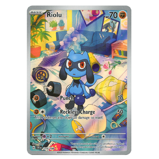 Riolu - SVI 215/198 - Illustration Rare - 1st Edition