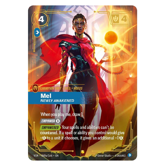 Mel Newly Awakened (Alt Art) - VEN 069a/166 - Showcase - 1st Edition