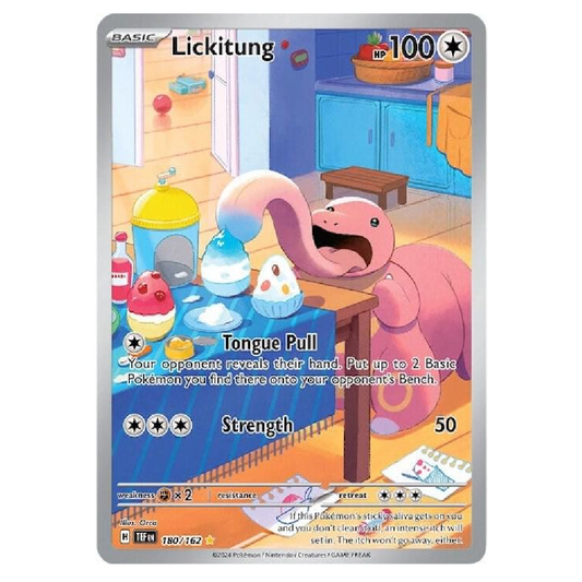 Lickitung - TEF 180/162 - Illustration Rare - 1st Edition