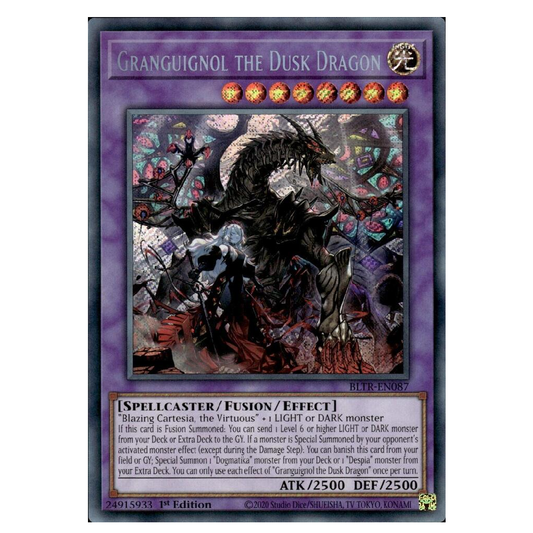Granguignol the Dusk Dragon - BLTR-EN087 - Secret Rare - 1st Edition