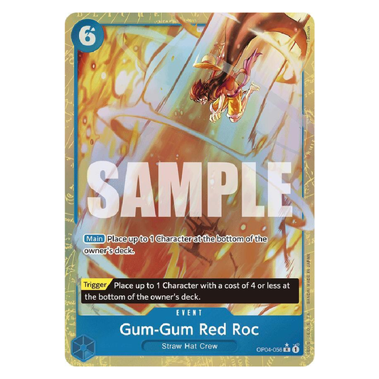 Gum-Gum Red Roc (Alt Art) - OP04-056 - R - 1st Edition