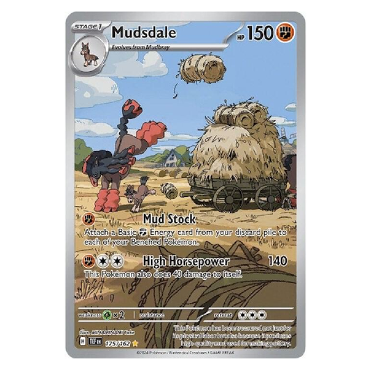 Mudsdale - TEF 175/162 - Illustration Rare - 1st Edition