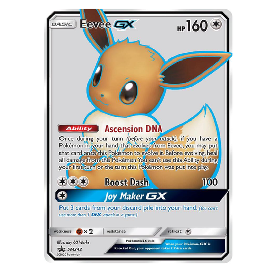 Eevee GX - SM242 - Promo - 1st Edition