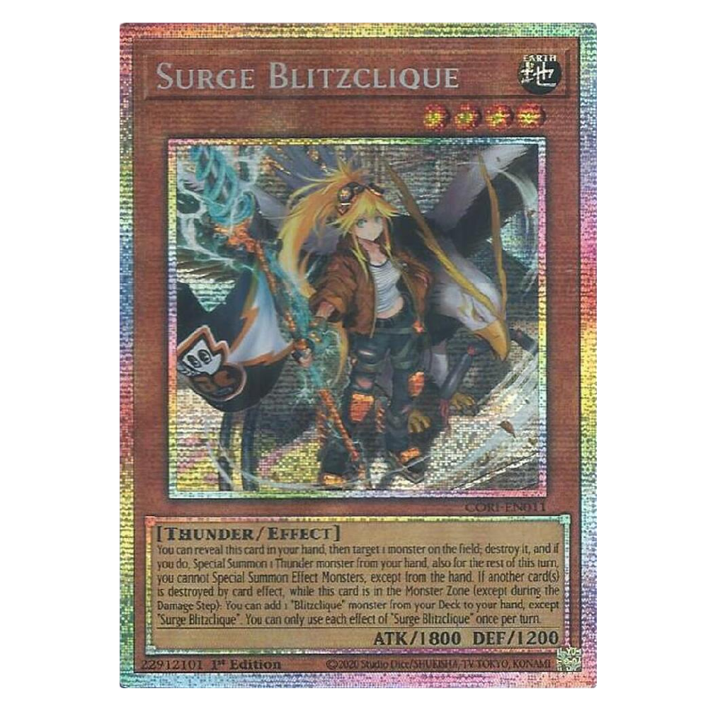 Surge Blitzclique - CORI-EN011 - Starlight Rare - 1st Edition