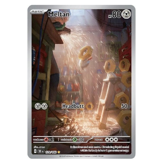 Meltan - TEF 179/162 - Illustration Rare - 1st Edition
