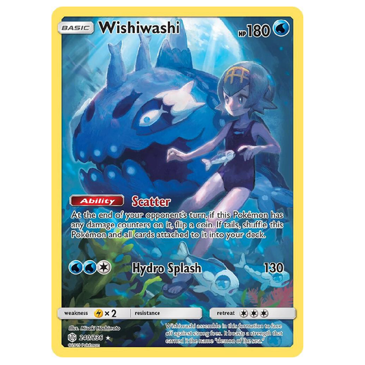 Wishiwashi - 240/236 - Secret Rare - 1st Edition