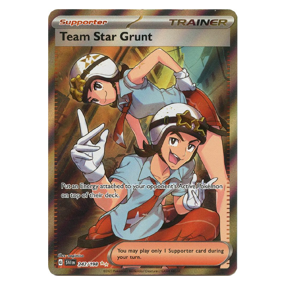 Team Star Grunt - SVI 242/198 - Ultra Rare - 1st Edition