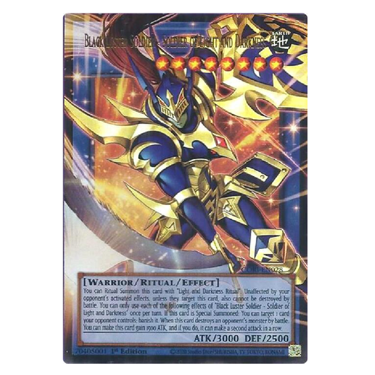 Black Luster Soldier - Soldier of Light and Darkness (Overframe) - CORI-EN028 - Ultra Rare - 1st Edition