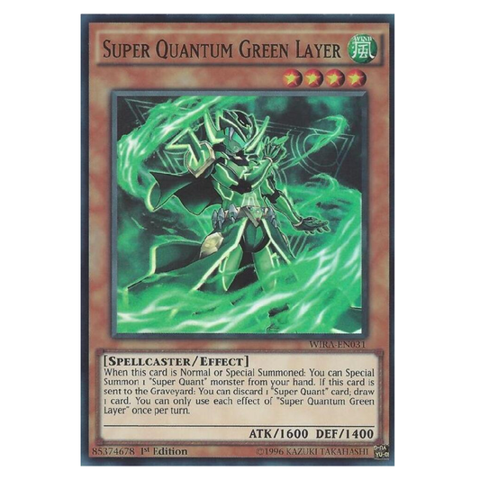 Super Quantum Green Layer - WIRA-EN031 - Super Rare - 1st Edition