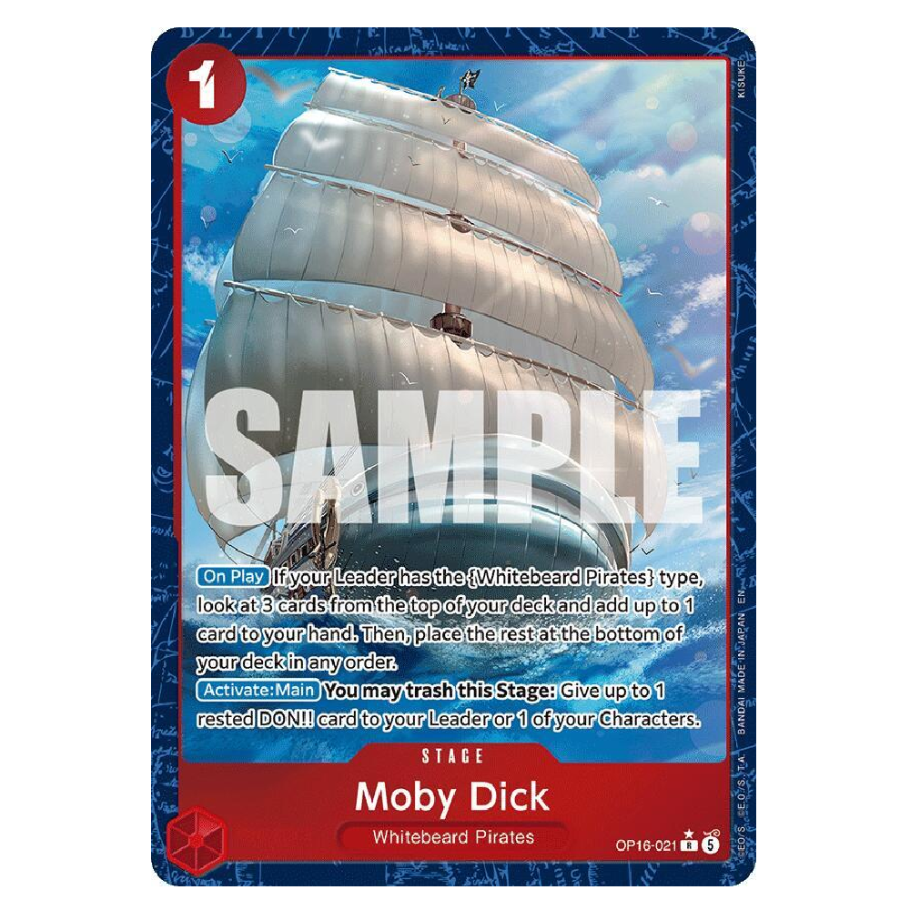 Moby Dick (Alt Art) - OP16-021 - R - 1st Edition