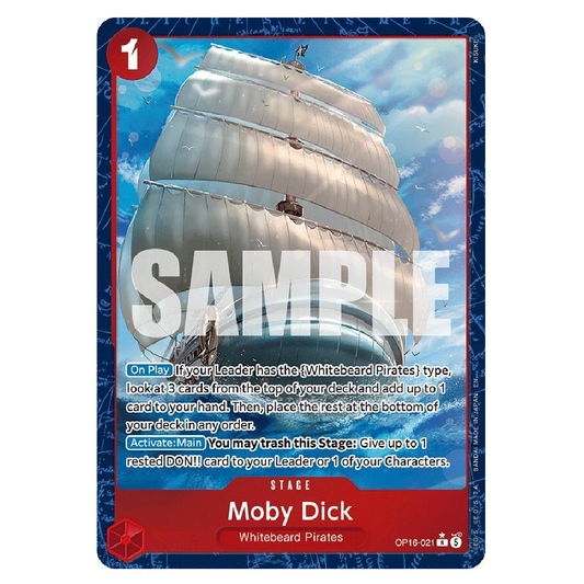 Moby Dick (Alt Art) - OP16-021 - R - 1st Edition