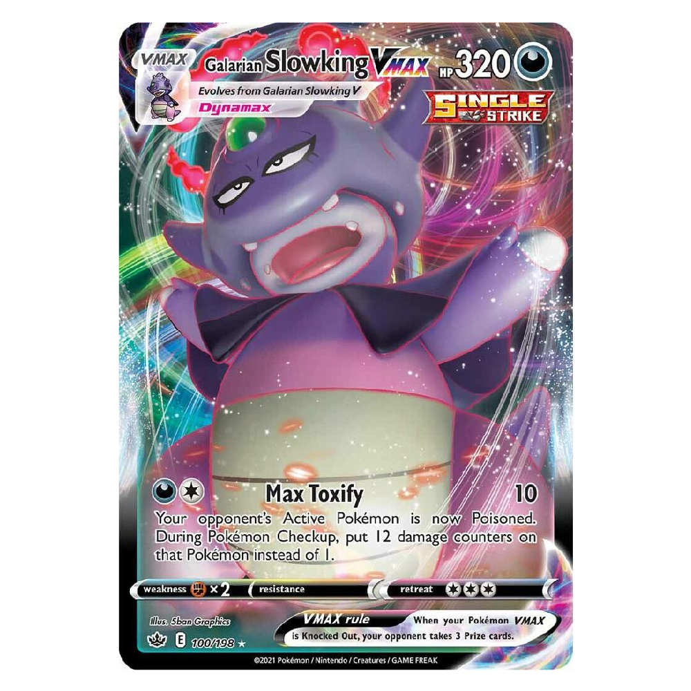Galarain Slowking Vmax - 100/198 - Ultra Rare - 1st Edition