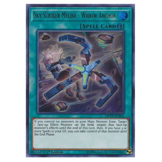 Sky Striker Mecha - Widow Anchor - MP19-EN264 - Ultra Rare - 1st Edition