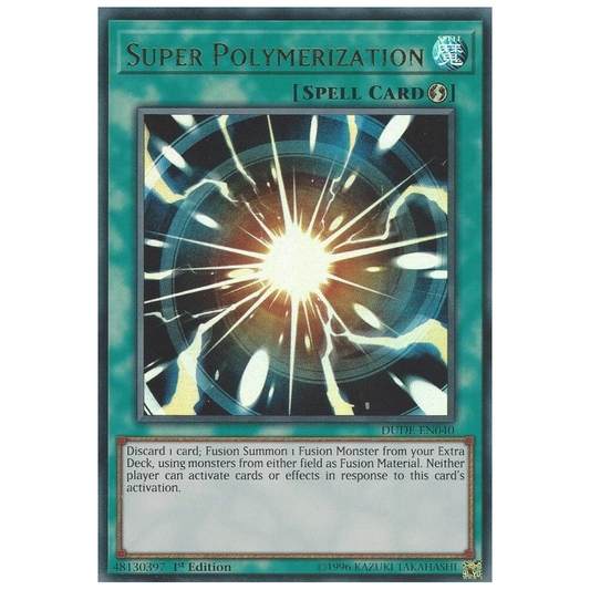 Super Polymerization - DUDE-EN040 - Ultra Rare - 1st Edition