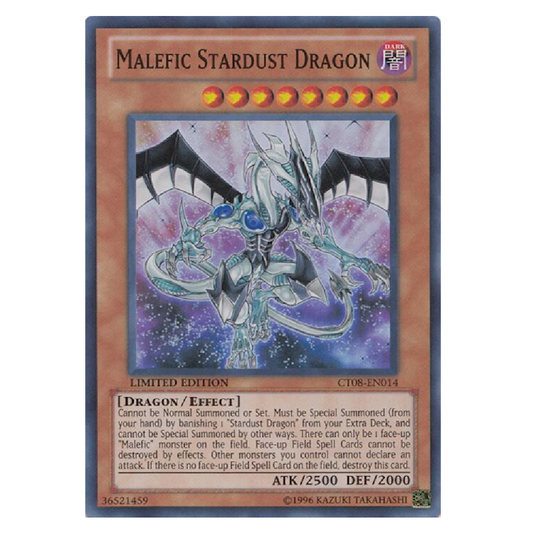 Malefic Stardust Dragon - CT08-EN014 - Super Rare - Limited Edition