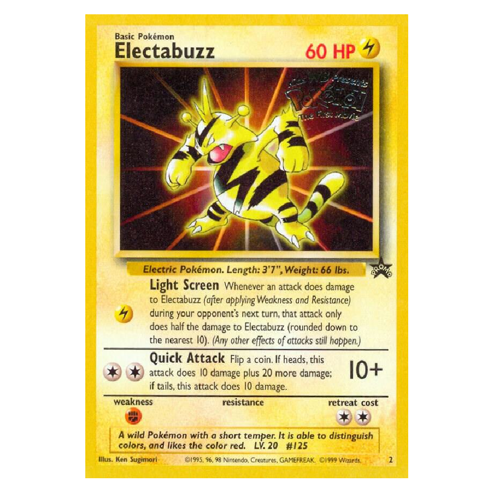 Electabuzz (Movie Promo) - 02/53 - Promo - 1st Edition