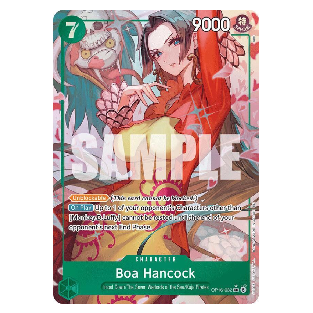 Boa Hancock (Alt Art) - OP16-032 - SR - 1st Edition