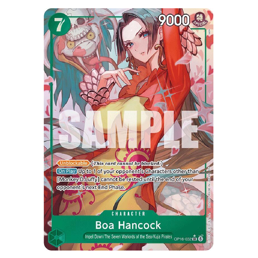 Boa Hancock (Alt Art) - OP16-032 - SR - 1st Edition