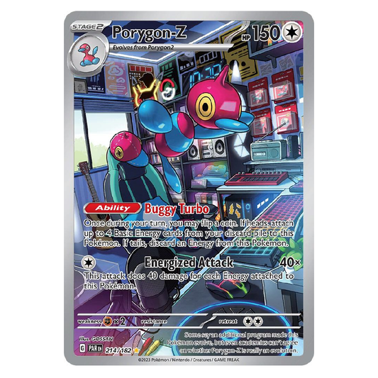 Porygon-Z - PAR 214/182 - Illustration Rare - 1st Edition