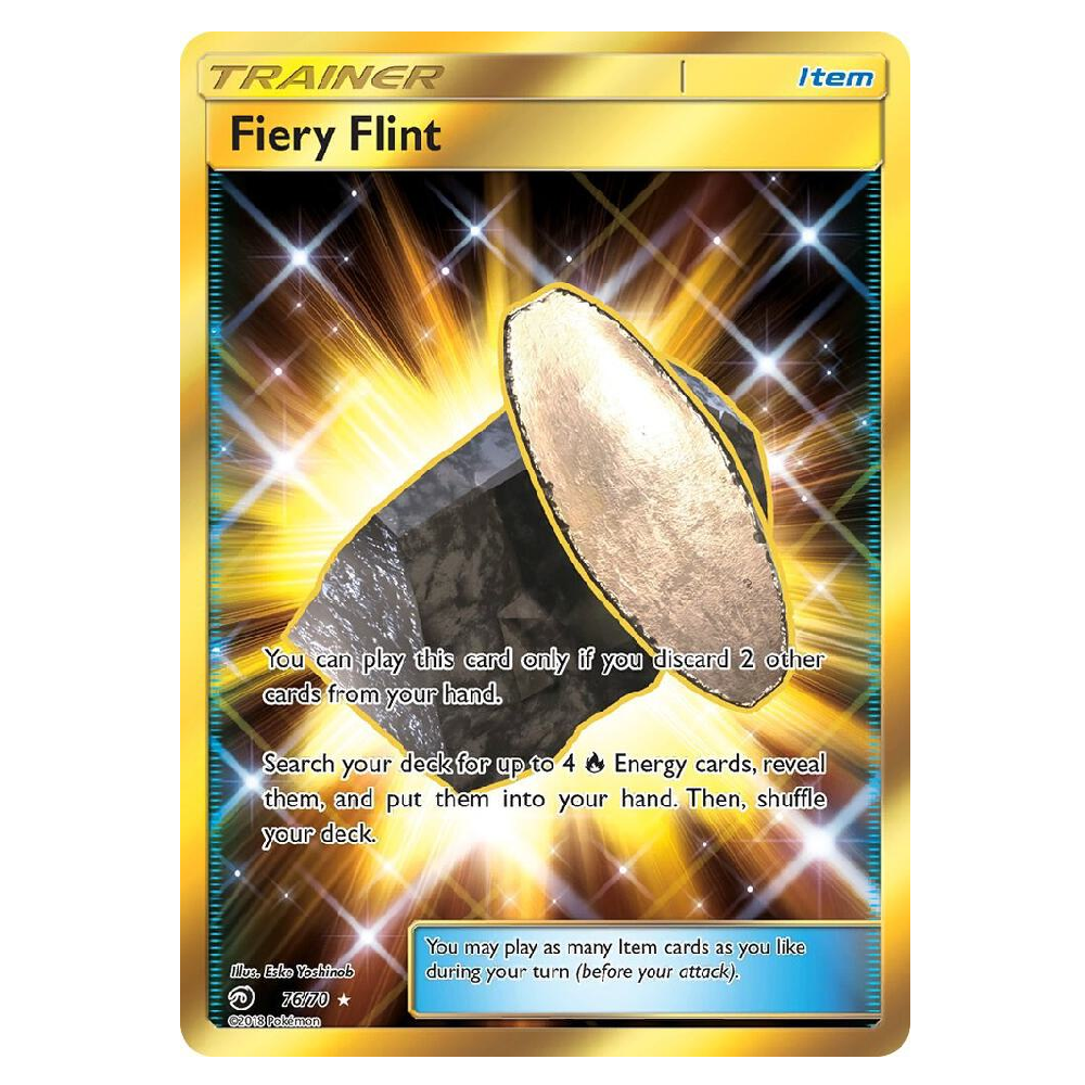 Fiery Flint - 76/60 - Secret Rare - 1st Edition