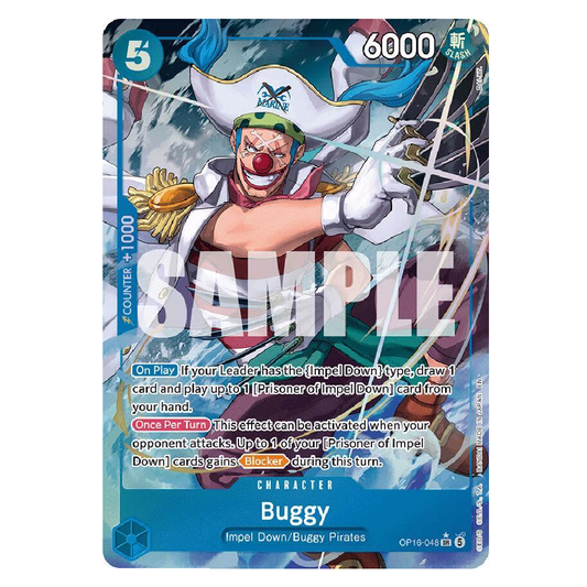 Buggy (Alt Art) - OP16-048 - SR - 1st Edition