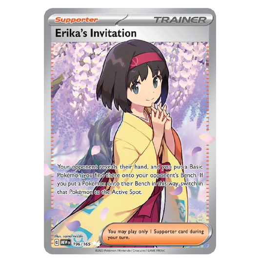 Erika's Invitaion - MEW 196/166 - Ultra Rare - 1st Edition