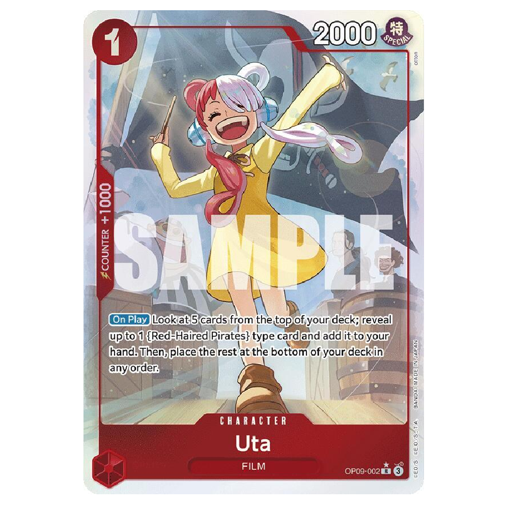 Uta (Parallel) - OP09-002 - R - 1st Edition