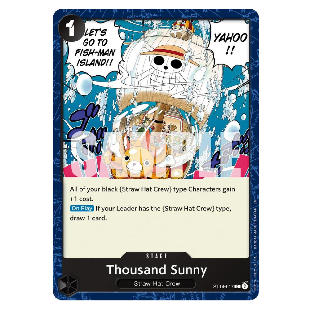 Thousand Sunny (Reprint) - ST14-017 - C - 1st Edition